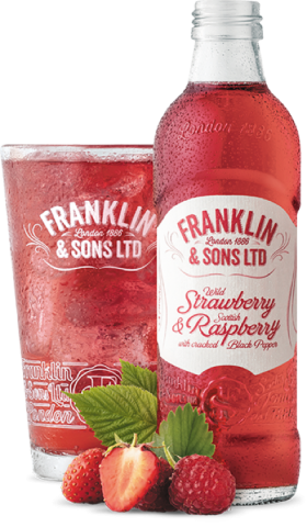 FRANKLIN Strawberry & Raspberry 275ml. b.b. 02/202