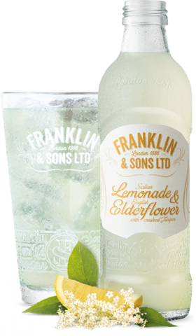 FRANKLIN Lemon & Elderflower 275ml. b.b.07/2020