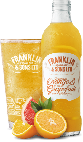 FRANKLIN Orange & Grapefruit 275ml. b.b. 05/2020