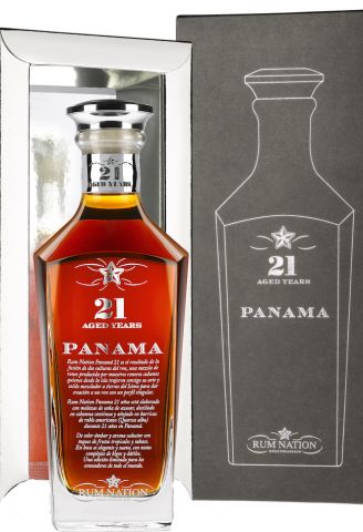 Rum Nation Panama 21 years - Decanter
